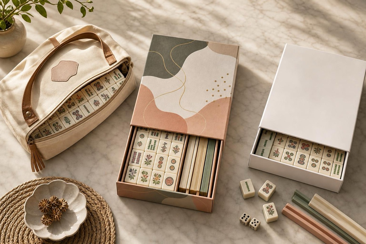 private label Mahjong box and insert example
