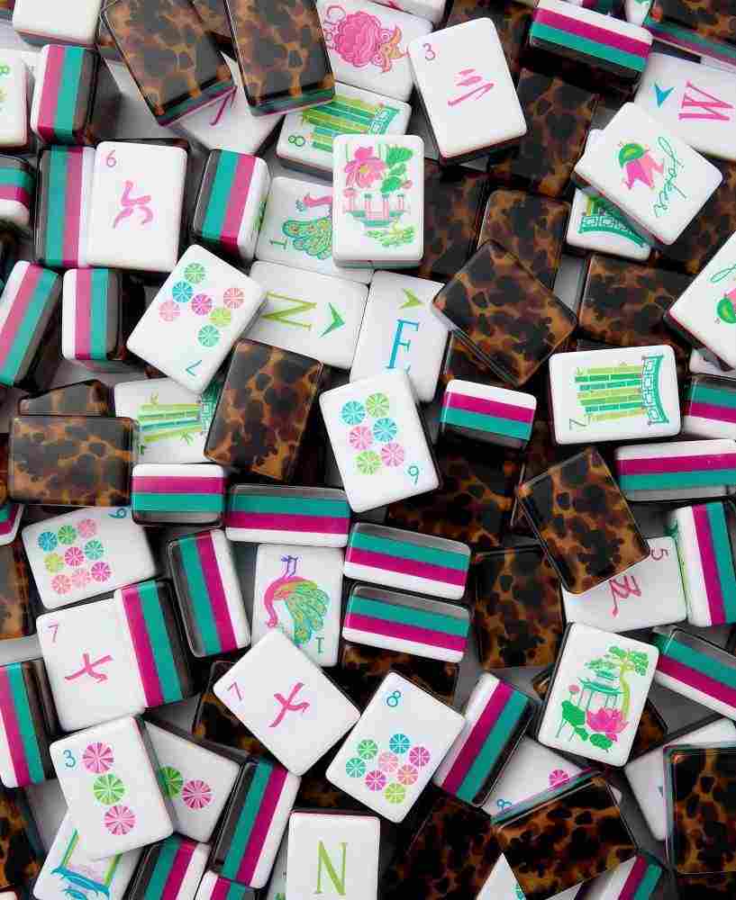 Tortoise Shell Mahjong Set