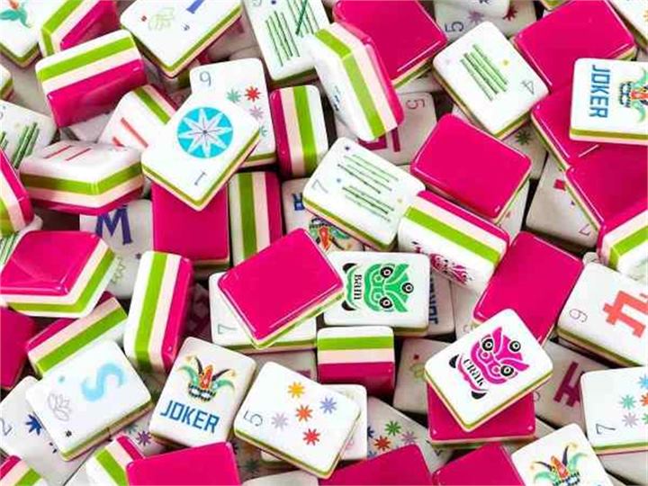 Carnival color American mahjong set for playful retail collections
