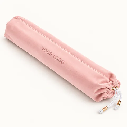 Drawstring Rack Sleeve — overall view; customization concept