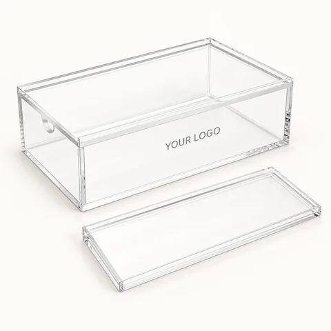 Clear Display Box — overall view; customization concept