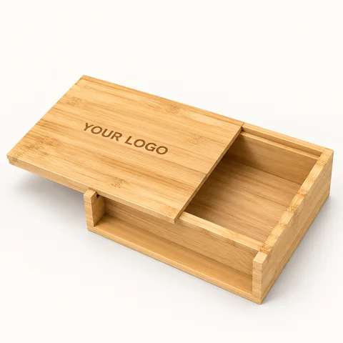 Bamboo-Style Sliding Box — overall view; customization concept