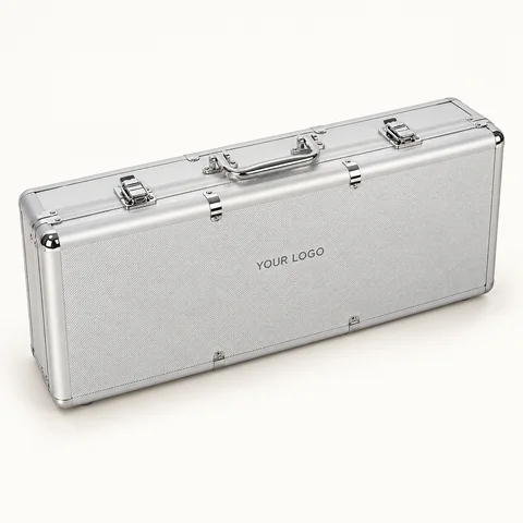 Silver Carrying Case — overall view; customization concept