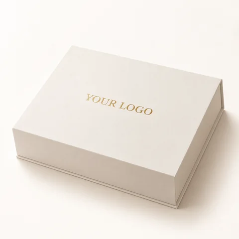 Ivory Logo Gift Box — overall view; customization concept