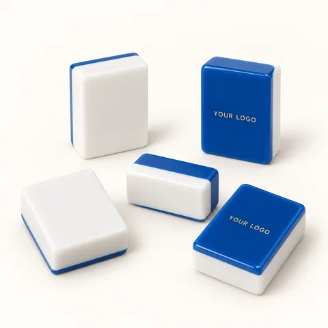 Royal Blue Back Tile Blanks — overall view; customization concept