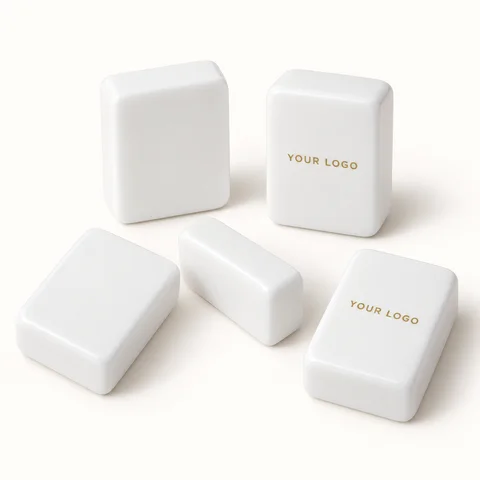 Pure White Tile Blanks — overall view; customization concept