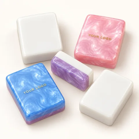 Pearl Swirl Tile Blanks — overall view; customization concept