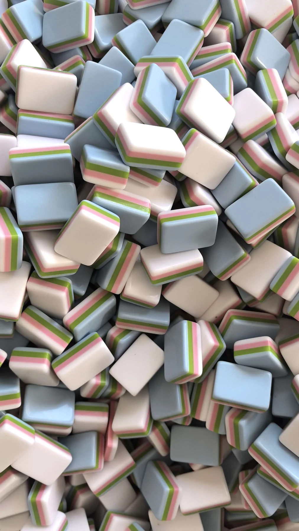 Three-layer multicolor acrylic tile blanks