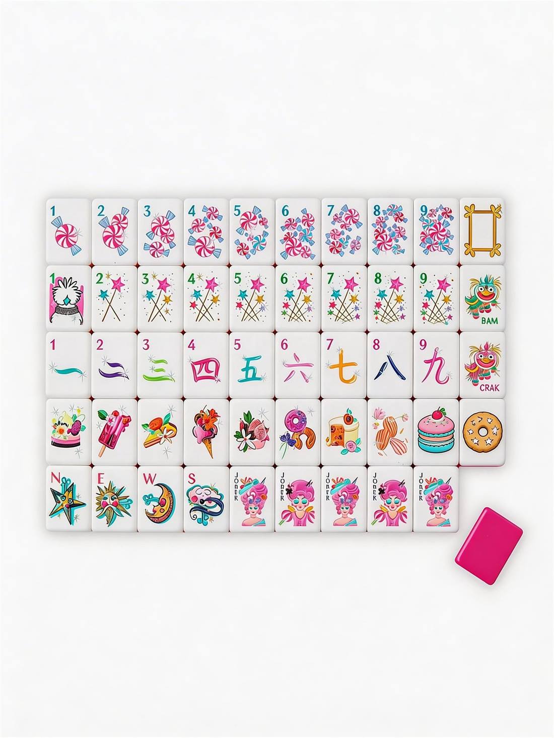 Custom 160 Tile Mahjong Set detail view