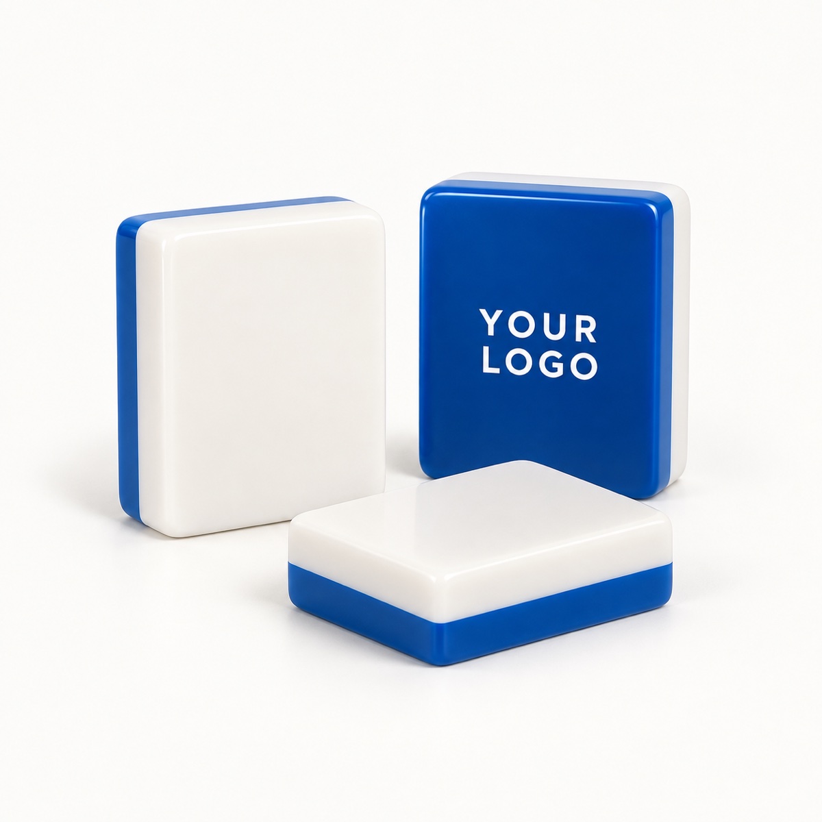 Double Layer — blank-face YOUR LOGO customization concept