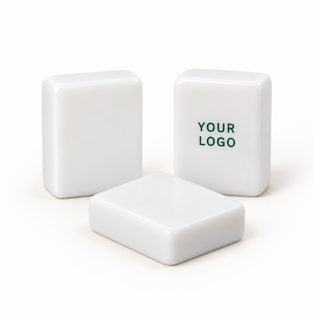 Single Layer — blank-face YOUR LOGO customization concept