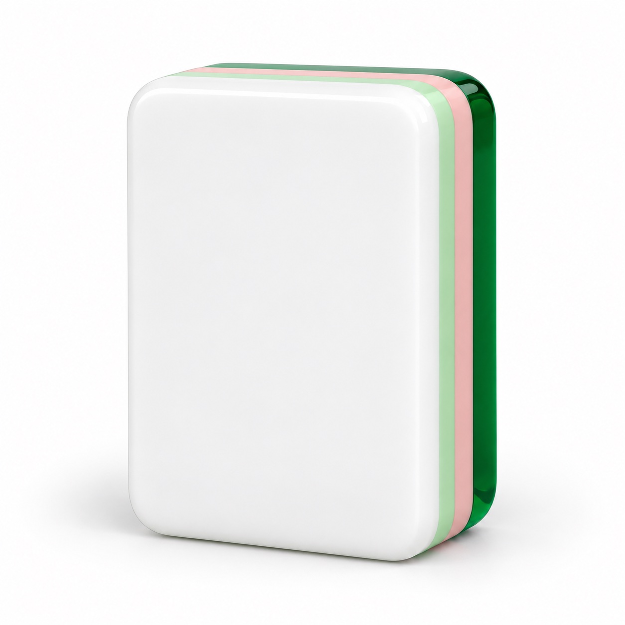 Emerald Mahjong Set — blank front surface concept