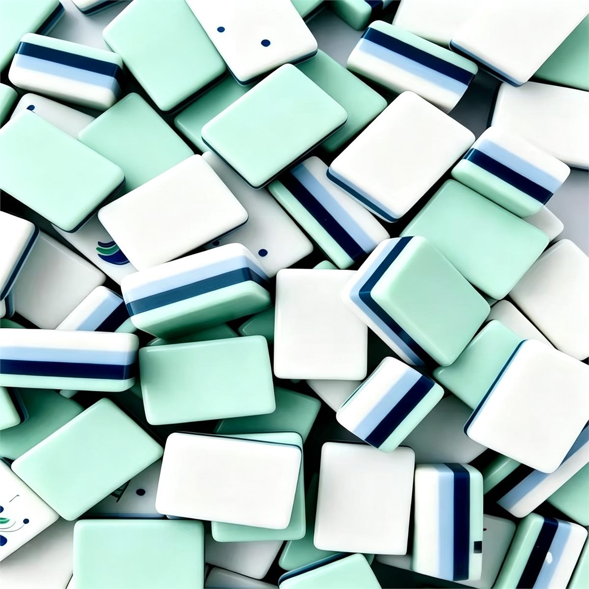 Four layer acrylic American Mahjong set