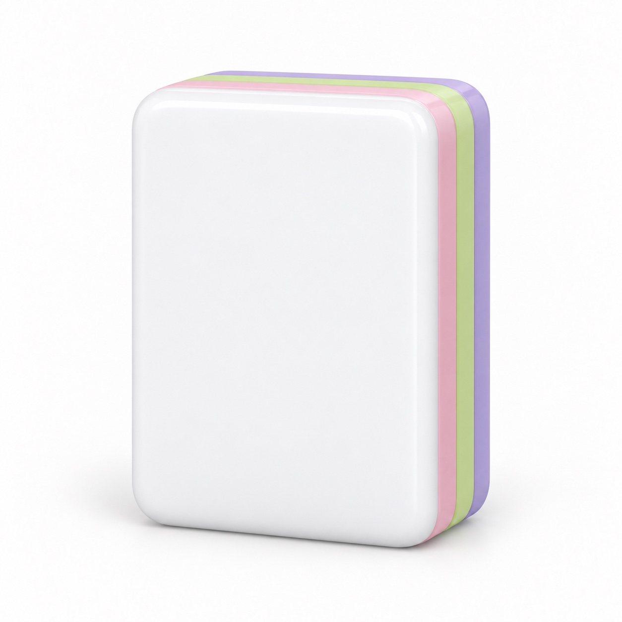 Lavender Mahjong Set — blank front surface concept