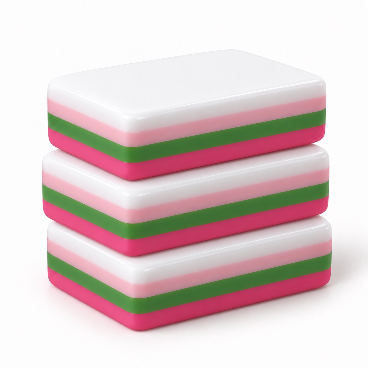 Modern Portable Mahjong Set — layered side profile concept