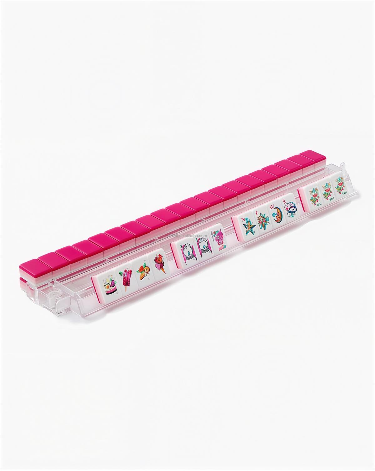 Portable Four Layer Mahjong Set detail view