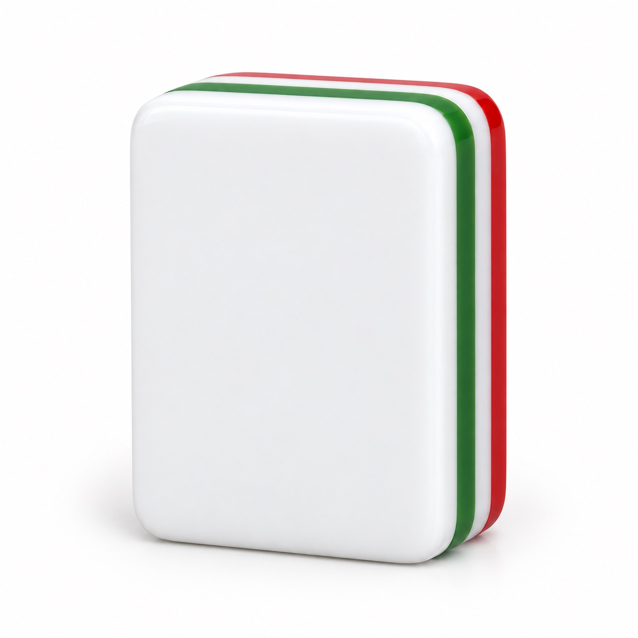 Red Portable Mahjong Set — blank front surface concept